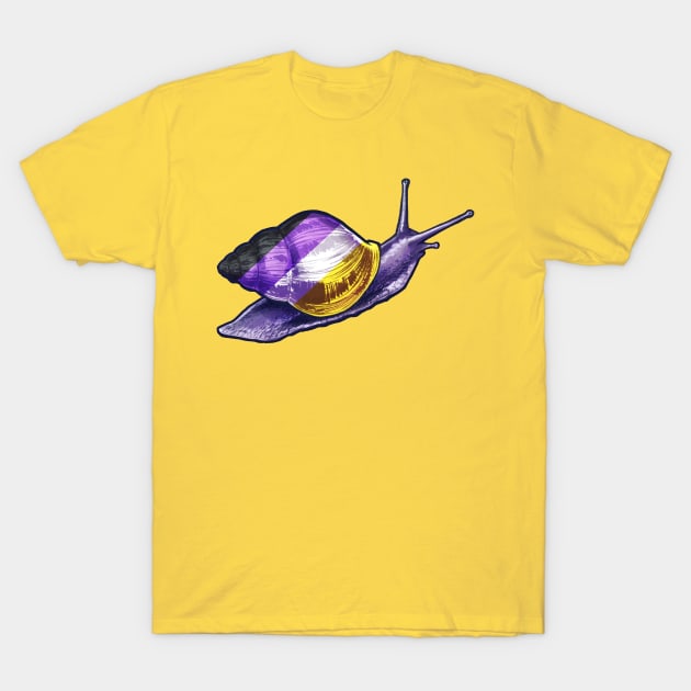 Nonbinary snail T-Shirt by Merdet